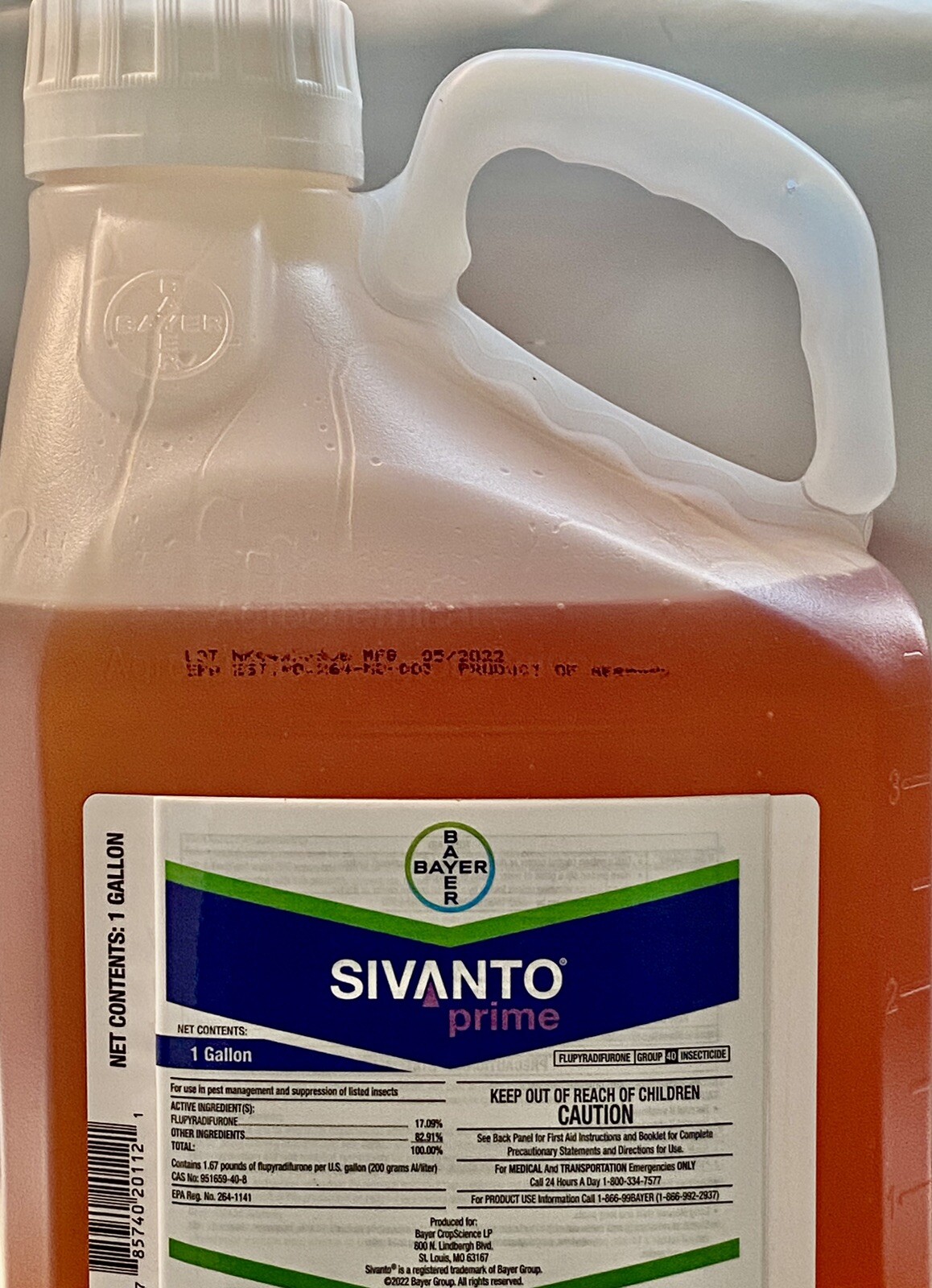 Sivanto Prime Insecticide - 1 Gallon (Flupyradifurone) MFG 5/2022 gallery