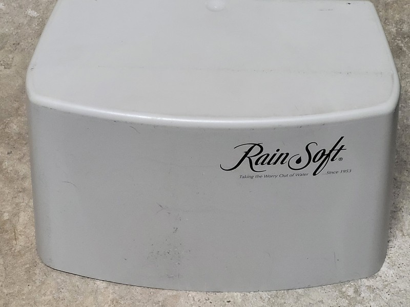 Rain Soft Water Conditioning System Plastic Water Cover Protector Grey gallery