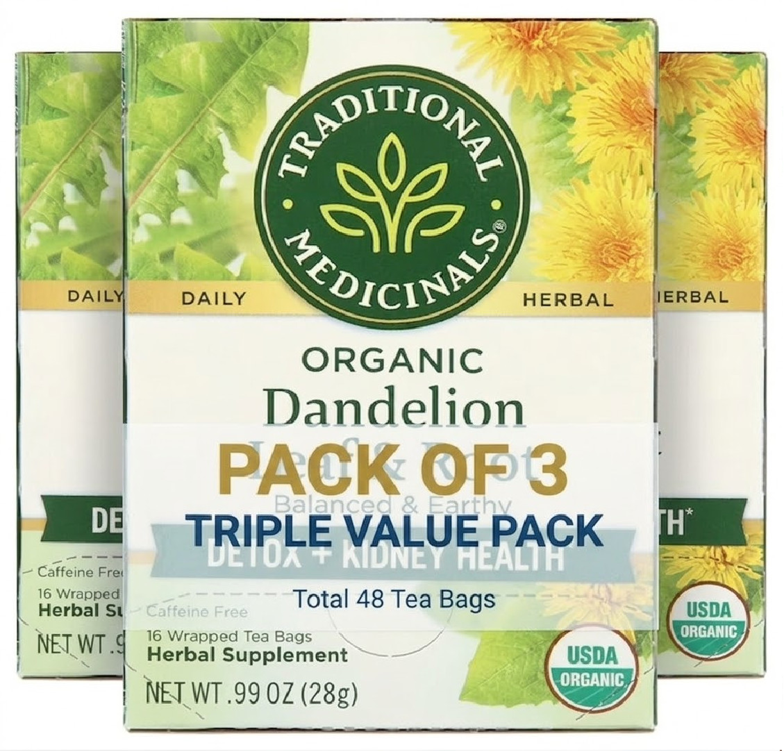 3 Pk Dandelion Leaf & Root Tea 16 Bag gallery