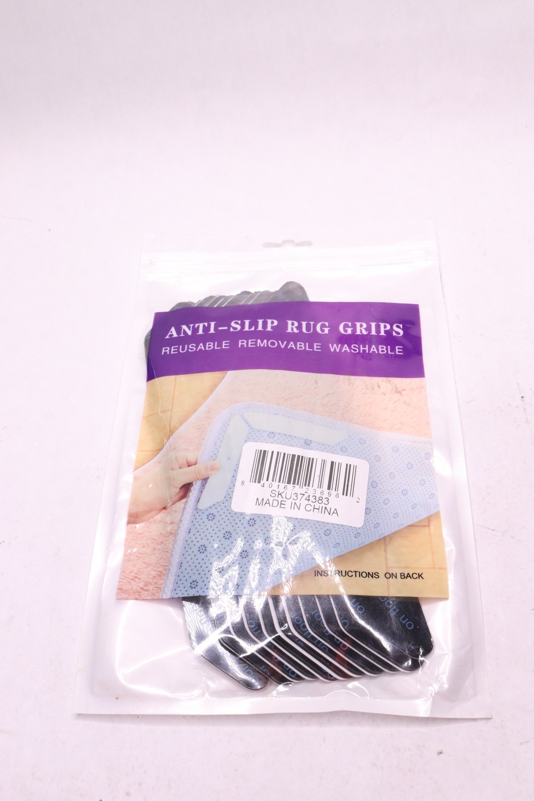 (12-Pk) Fox Valley Traders Anti-Slip Rug Grips gallery