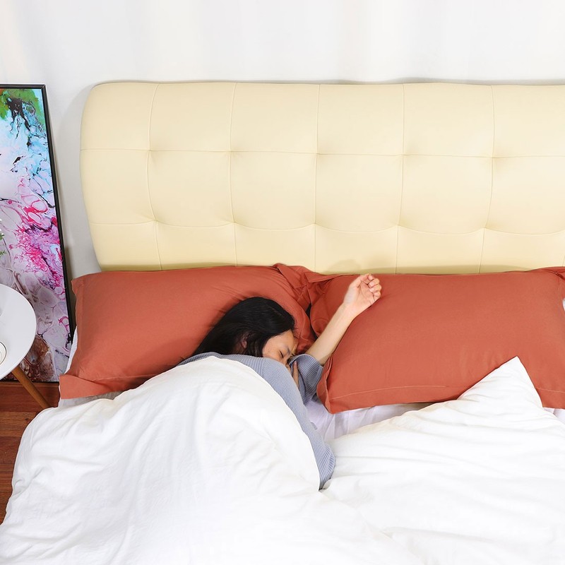 2Pcs Standard/Queen/King Microfiber Pillow Shams Pair No Zipper Pillowcases gallery