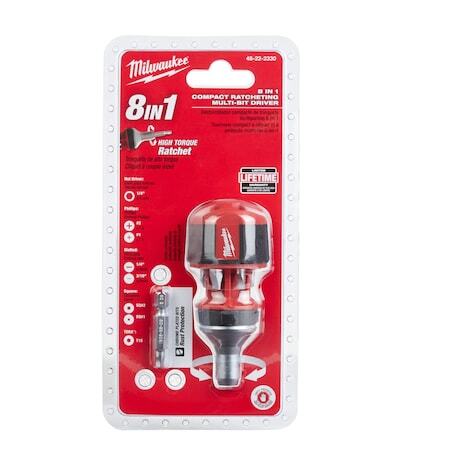 Milwaukee Tool 48-22-2330 8-In-1 Compact Ratcheting Multi-Bit Driver gallery