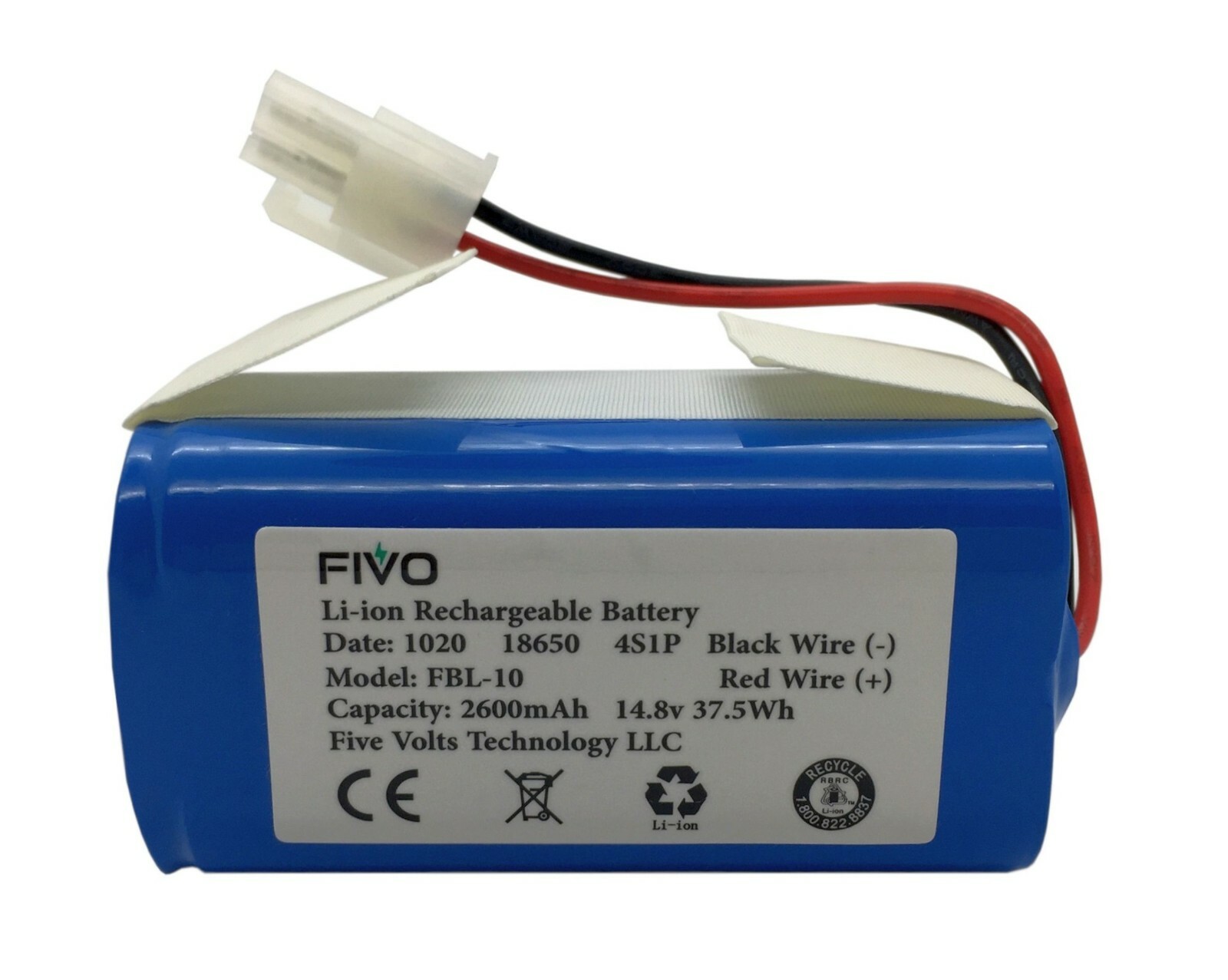 Replacement Battery for ILIFE A4, A4S, A6, V7, V7S, A9, A10 Robot Vacuum Cleaner gallery