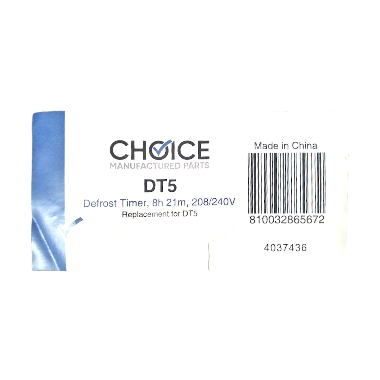 Choice DT5 Refrigerator Defrost Timer for Frigidaire Electrolux 218724501 gallery