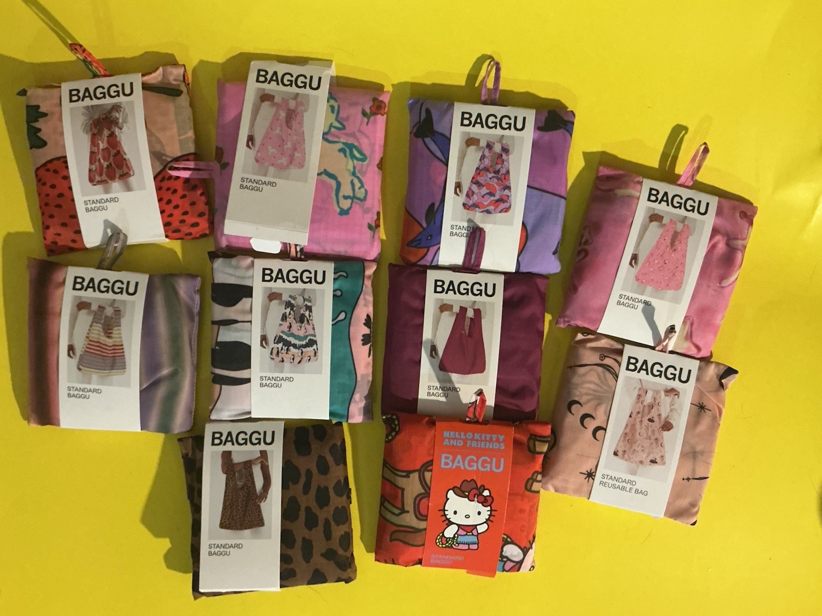 New BAGGU Standard Reusable Foldable Shopping Bag Tote Bag Set1 gallery