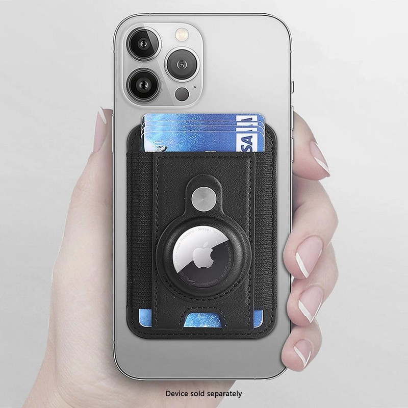 iPhone Leather Wallet Case with AirTag Holder - MagSafe | Indy Series gallery