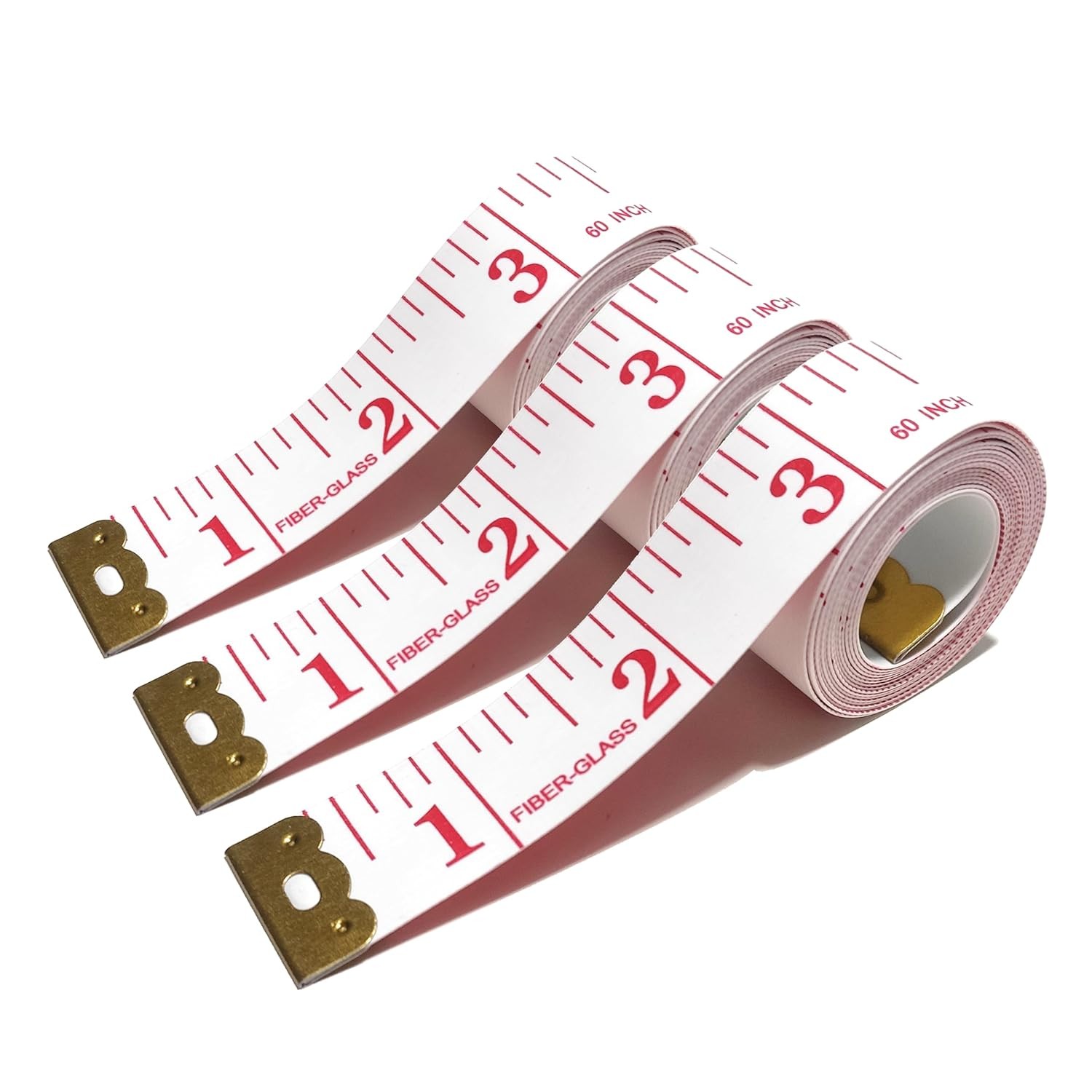 3pc Tape Measure Body Measuring Tape, Soft Fabric Measuring Tape gallery