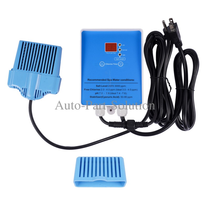 Salt Chlorine Generator System with Built-in Timer for 2000 Gal Spas Hot Tubs gallery