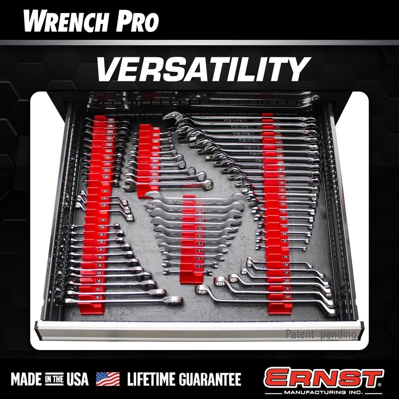 20 Wrench Organizer Compact Modular Design Fits 6mm to 38mm Made in USA gallery