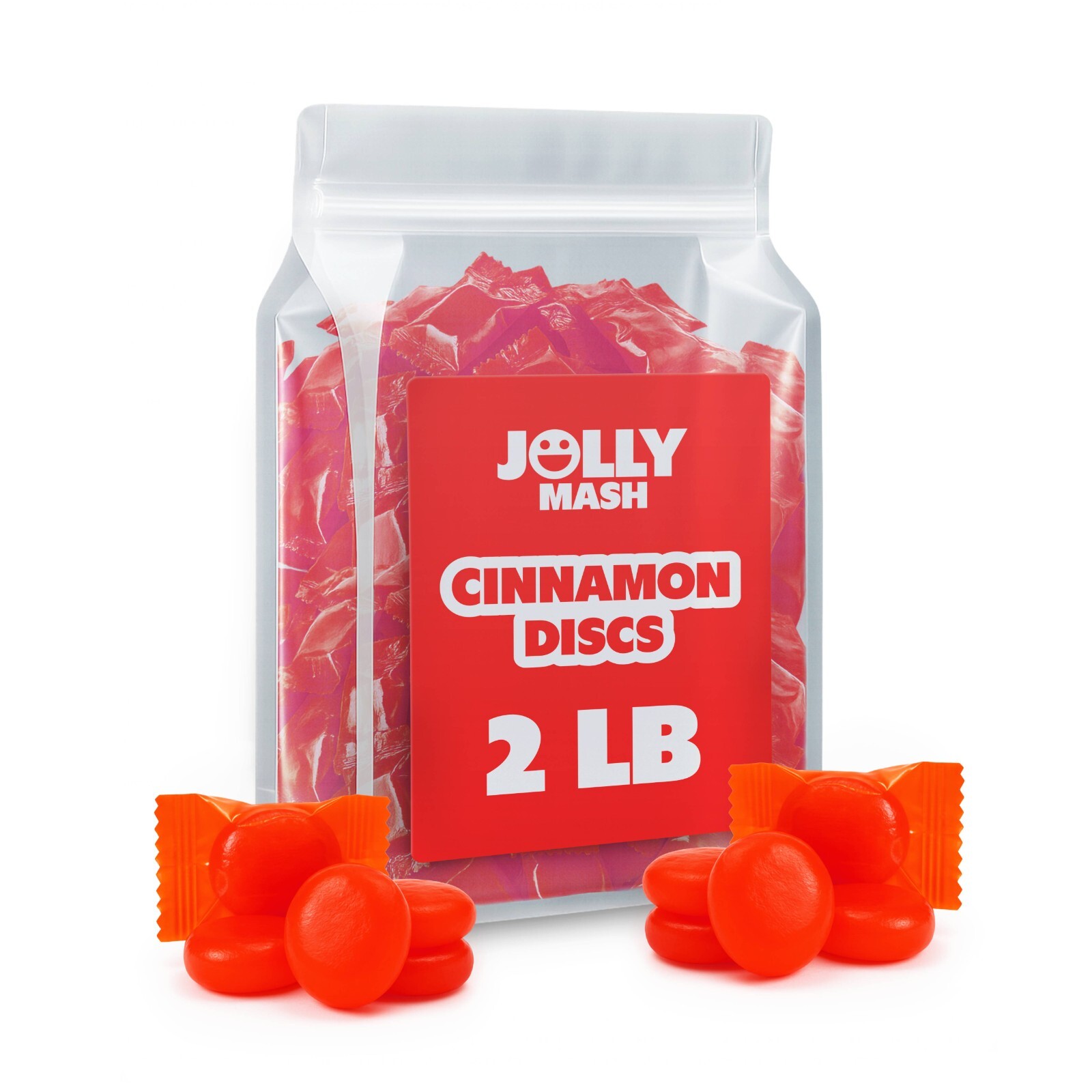 Cinnamon Discs Hard Candy | 2 LBS | Individually Wrapped Cinnamon Candy Bulk Bag gallery