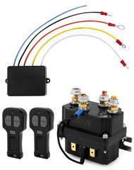 Wireless Winch Remote Control Kit, 12V 250A Winch Solenoid Relay Contactor + 12V