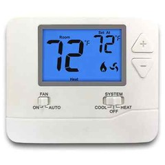ELECTECK Non-Programmable Digital Thermostat for Home, up to 1 Heat/1 Cool wi…