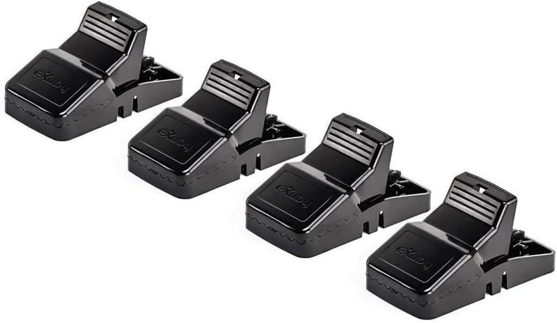 4 Pack Large Rat Traps - Instantly Kills with Powerful Steel Springs, No Poisons gallery