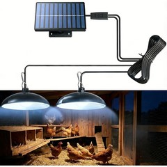 Solar-Powered Chicken Coop Light for Winter Use Outdoor Use in Sheds, Barns