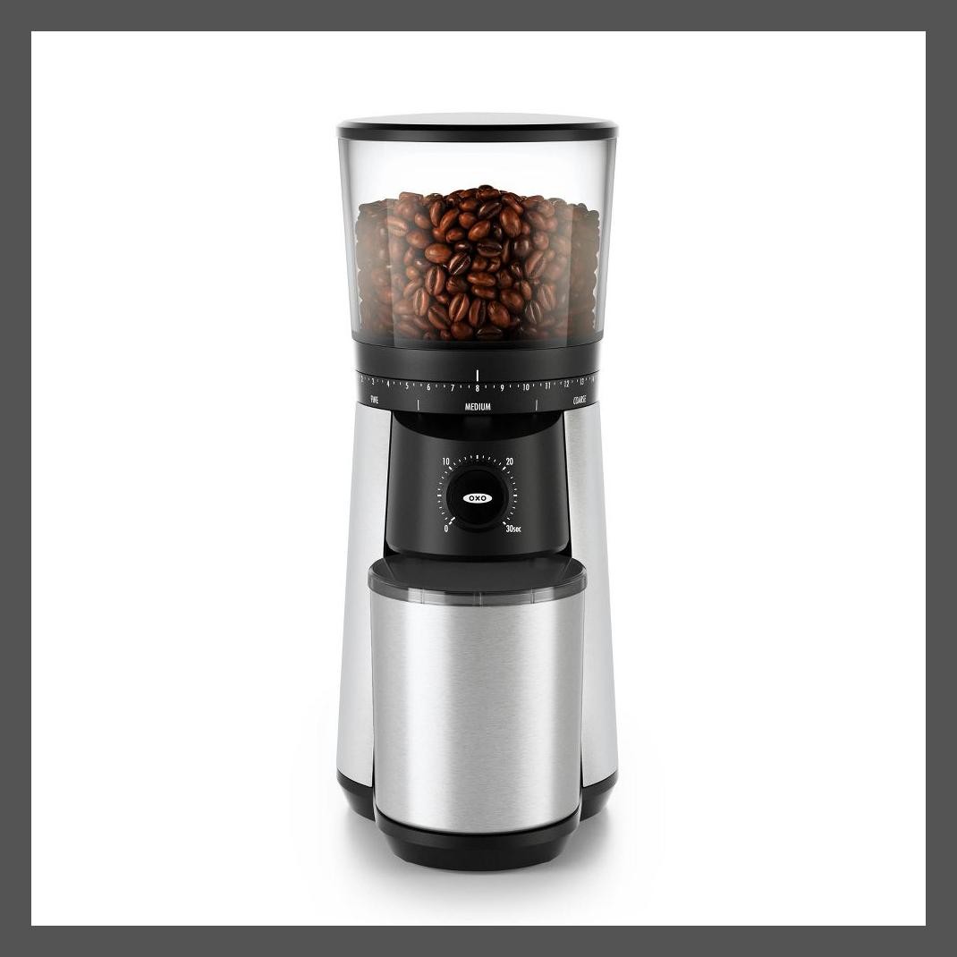 OXO BREW Conical Burr Coffee Grinder - Stainless Steel gallery