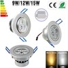 AC85-265V Recessed LED Ceiling Lamp 9w/12w/15w Downlight Spotlight Home Lighting gallery