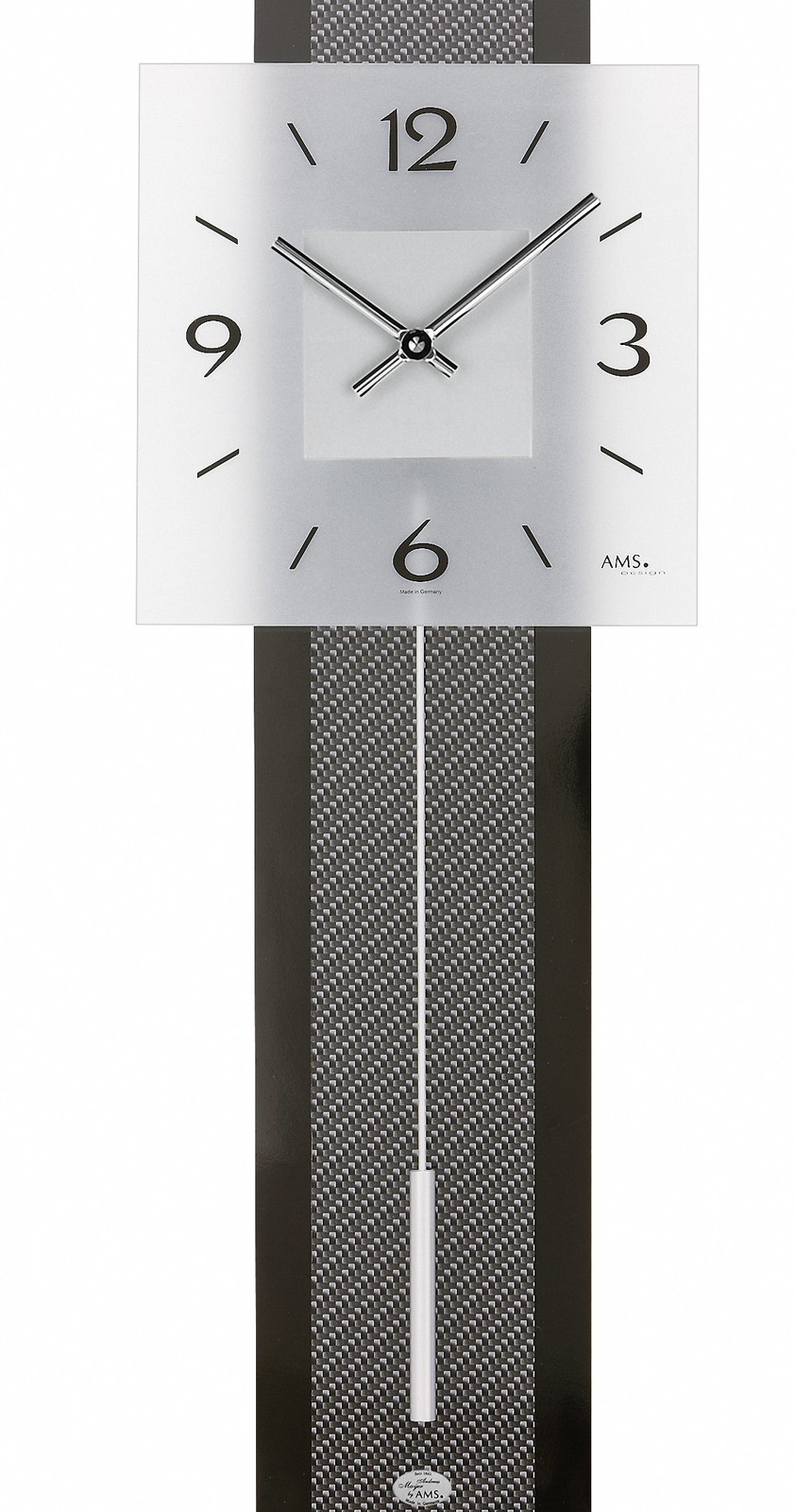 Modern Wall Clock with Quartz Movement by AMS gallery