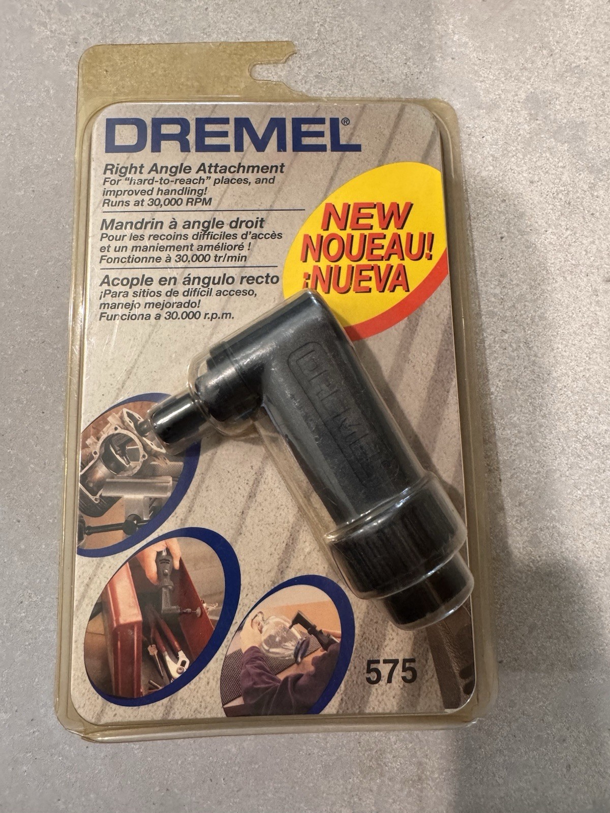 DREMEL Right Angle Attachment 575 for Rotary Tool 30,000 RPM gallery