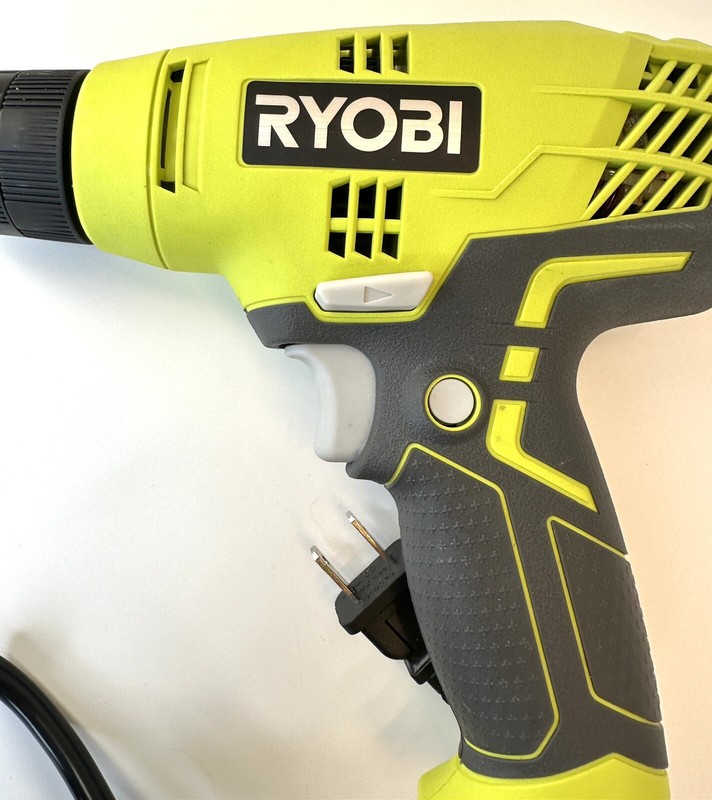 Ryobi 3/8 in Variable Speed Compact Drill Driver Corded With Bag Model D43 gallery