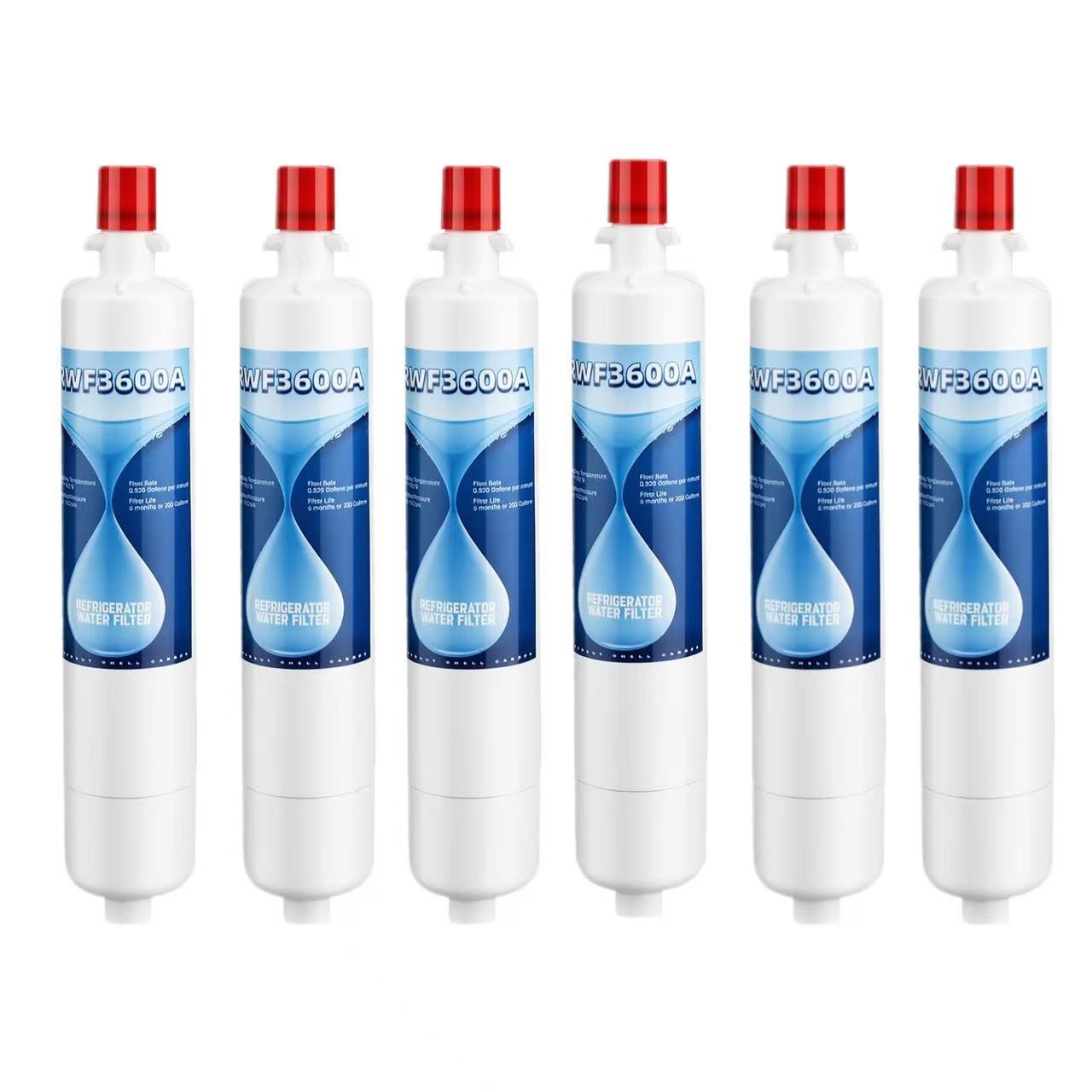 6 Pack Refrigerator Water Filter Replacement for GE RPWF WF277 RWF3600A gallery