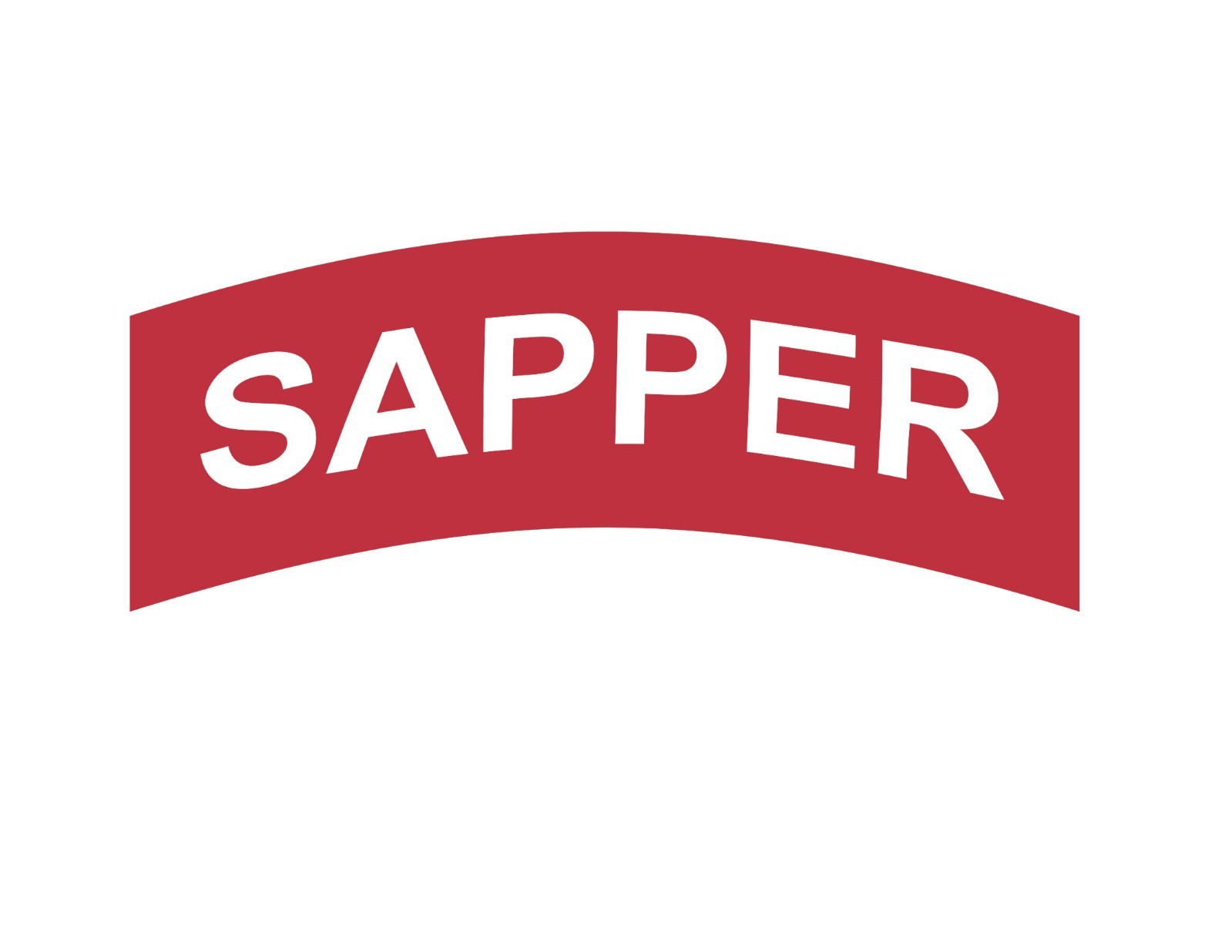 SAPPER Tab Vinyl Window Decal/Sticker RED/WHITE gallery