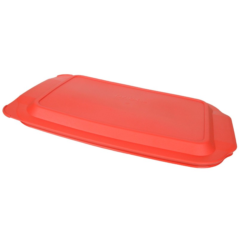 Pyrex 234-PC 4Qt Plastic Rectangular Red Replacement Lid Cover for Glass Dish gallery