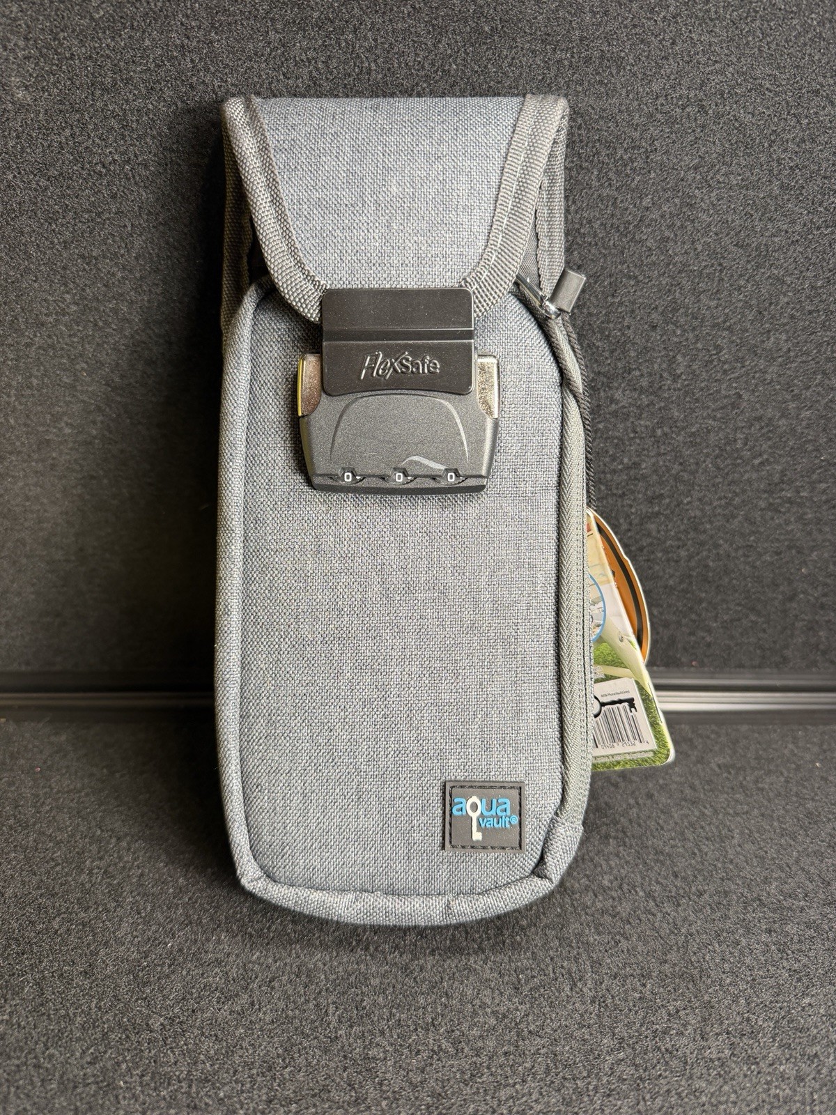 Aqua Vault FLEXSAFE Anti-Theft Portable Safe RFID Water Splash Resistant Grey gallery