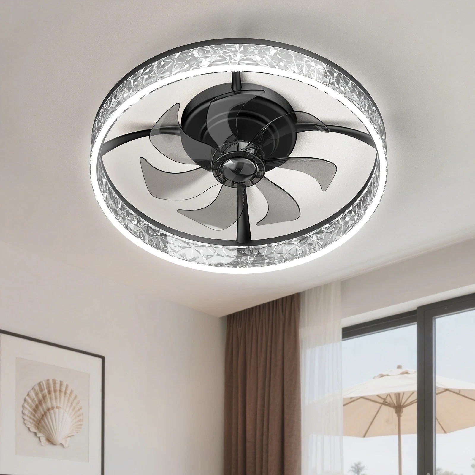 Ceiling Fan with Lights - 20 Inch, Remote, Low Profile, Reversible DC Motor gallery