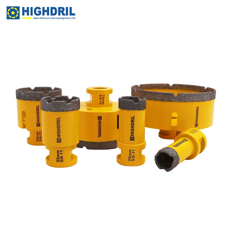 6pcs/box Diamond Drilling Core Bits Set Cut Ceramic Marble Tile 5/8-11" Thread gallery