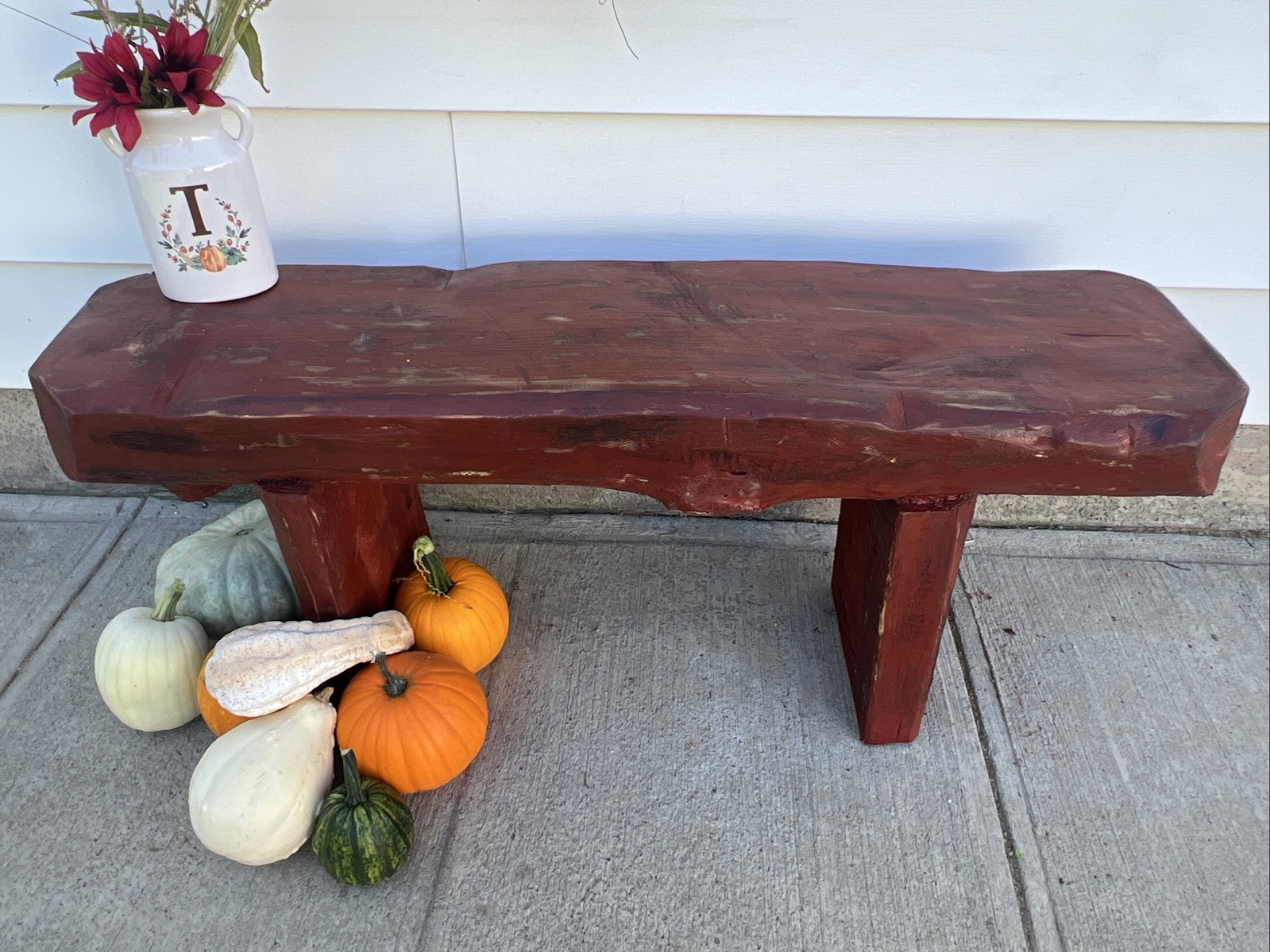 Rustic Log Cabin Log Bench Hand Made In Wa State gallery