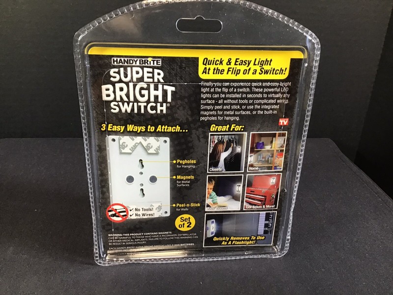 HANDY BRITE SUPER BRIGHT SWITCH AS SEEN ON TV by Ontel Products NEW gallery