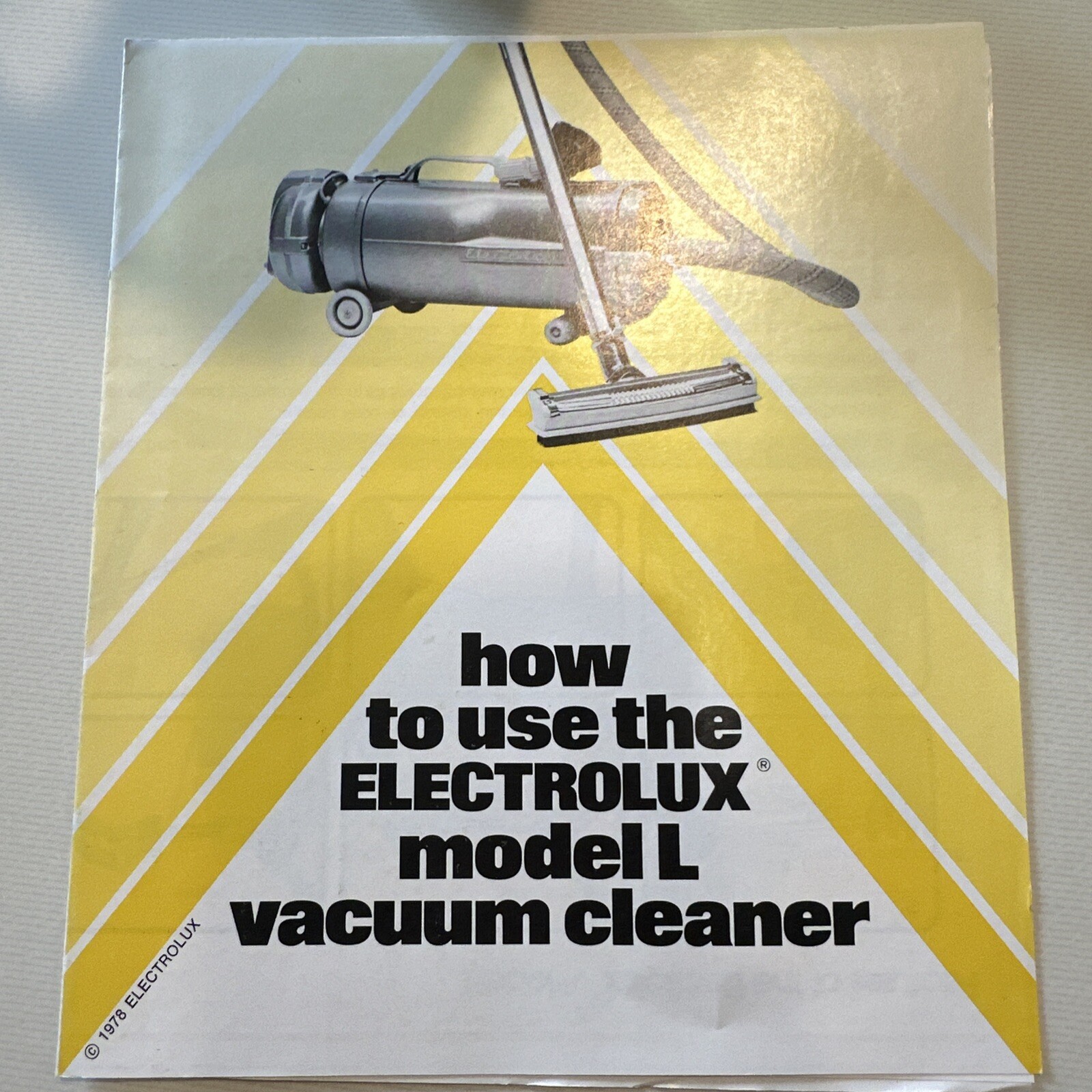 1978 Electrolux Model L User Manual gallery
