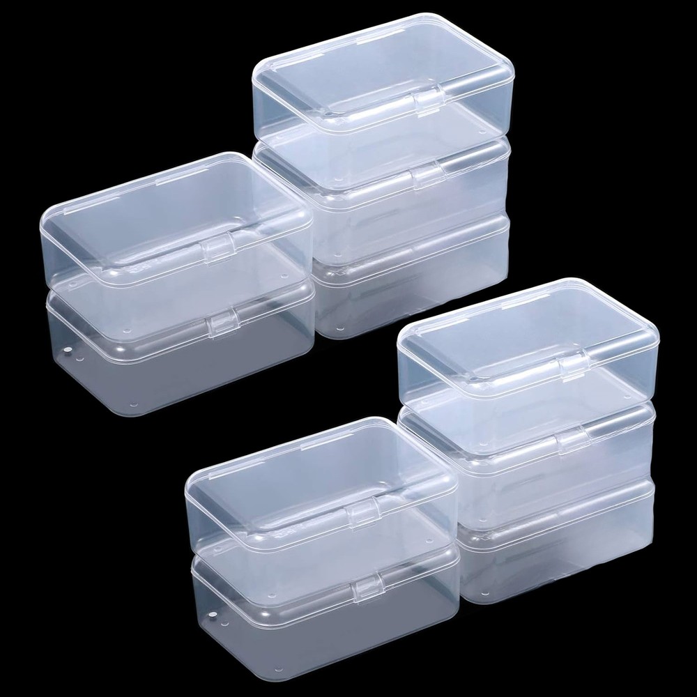 10PC Small Plastic Storage Container Box DIY Coins Screws Jewelry Travel Beads