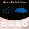 3000-Pack Glow in the Dark Rocks, 0.31"-0.44" Resin Pebbles Stones [Light Blue] gallery