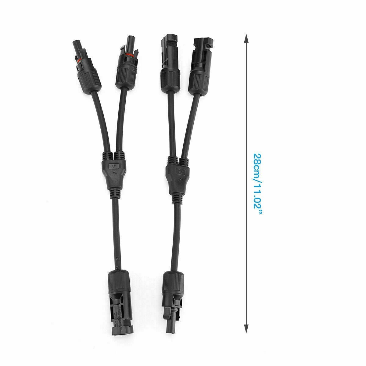 Y Branch Solar Panel Cable Wire Connector MMF FFM Set Wire T Splitter Waterproof gallery