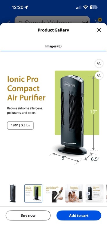 Ionic Pro Compact Air Purifier gallery