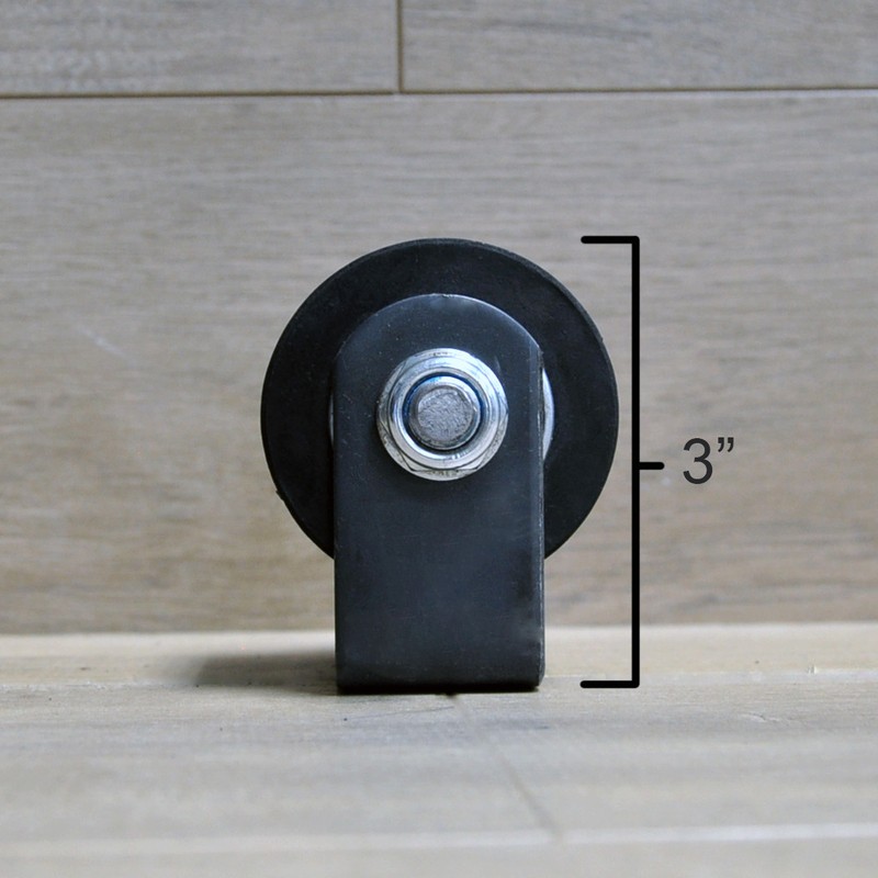 Slide Gate Roller 3" Inch Top Guide Rubber Rolling Metal Door Wheel | Lot 4 gallery