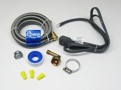Dishwasher Installation Kit Stainless 72″ Fill Hose, Cord and Elbow