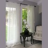 Floral Lace Sheer Curtain Window Panel 58" Wide gallery
