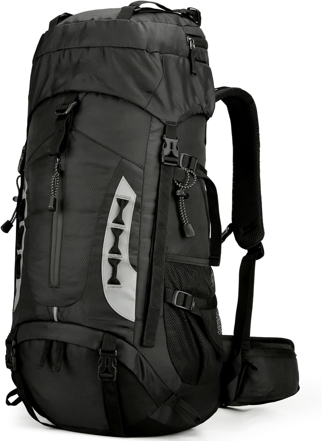 75L Hiking Backpack with Rain Cover Waterproof Camping Backpack 