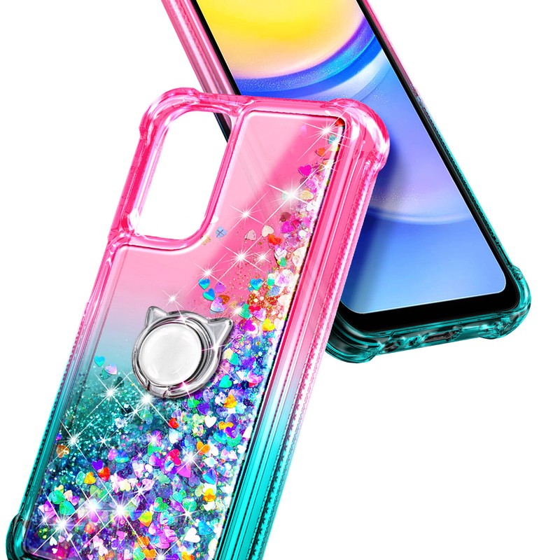 For GABB PHONE 4 PRO Case Liquid Glitter Phone Cover w/ Tempered Glass & Lanyard gallery