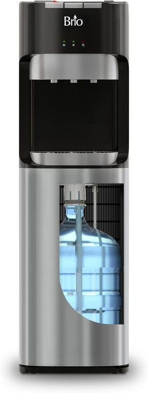 Ultimate Bottom Loading Water Dispenser with Safety Lock & Stylish Steel Finish gallery