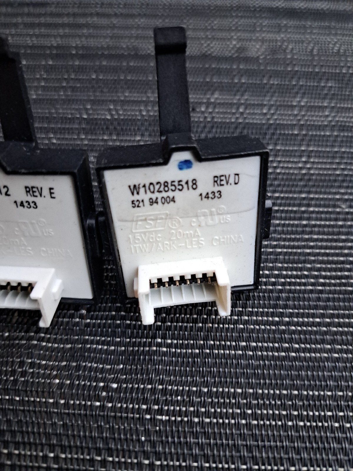 W10285518 & W10285512 X 2 Load Size And Temp Switch For WHIRLPOOL WASHER gallery