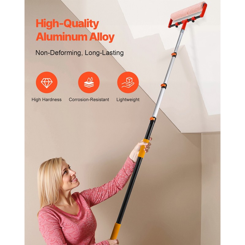 Telescopic Extension Pole 3.8-12 FT Multi-Purpose for Painting Cleaning gallery