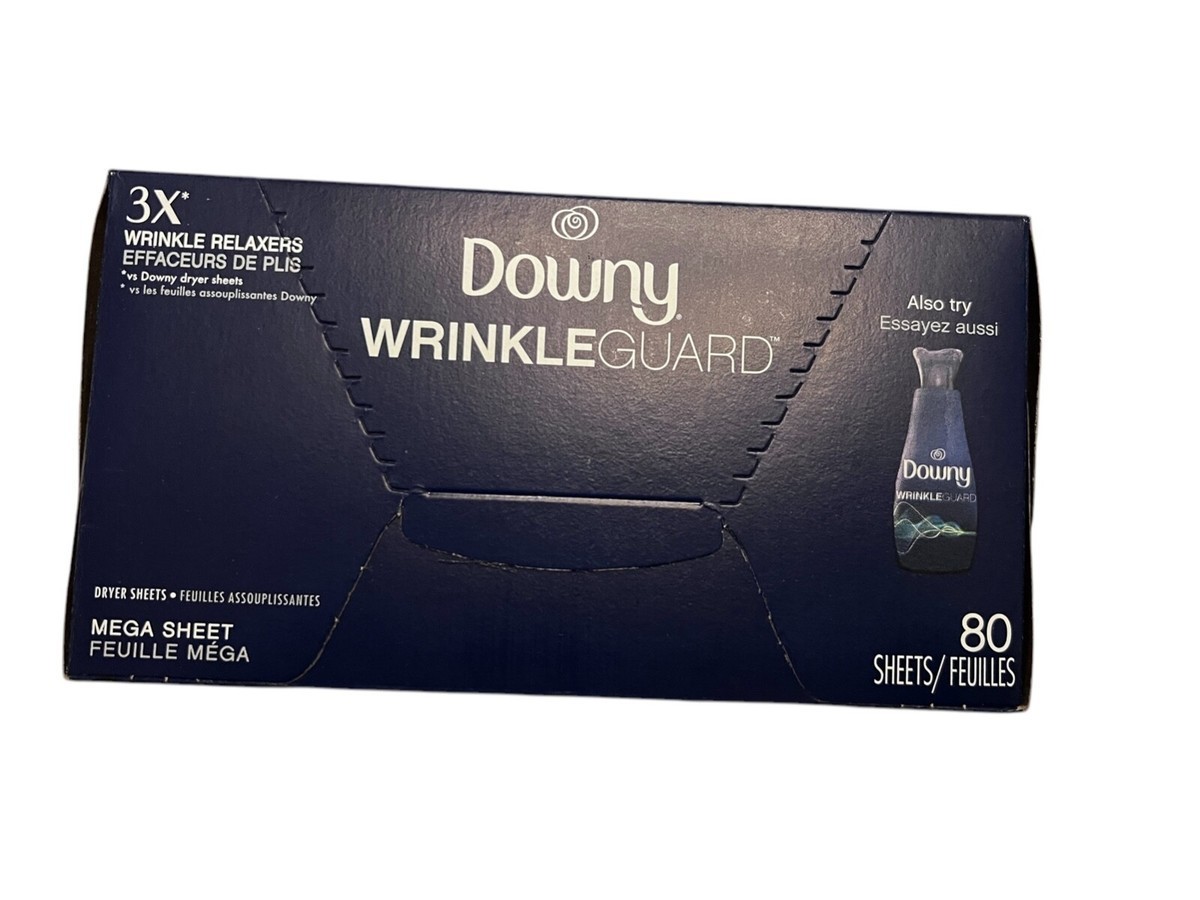 Downy WrinkleGuard Dryer Mega Sheets Fresh 80 Count 3X's Wrinkle Relaxer Guard gallery