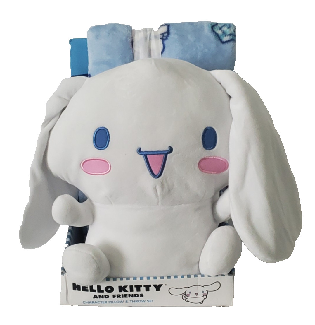 Sanrio Hello Kitty Cinnamonroll Plush & Throw Blanket 46x60in (117cmx152cm) gallery