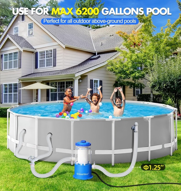 Transparent 1000 GPH Pool Filter Pump for Easy Monitoring & Efficient Filtration gallery