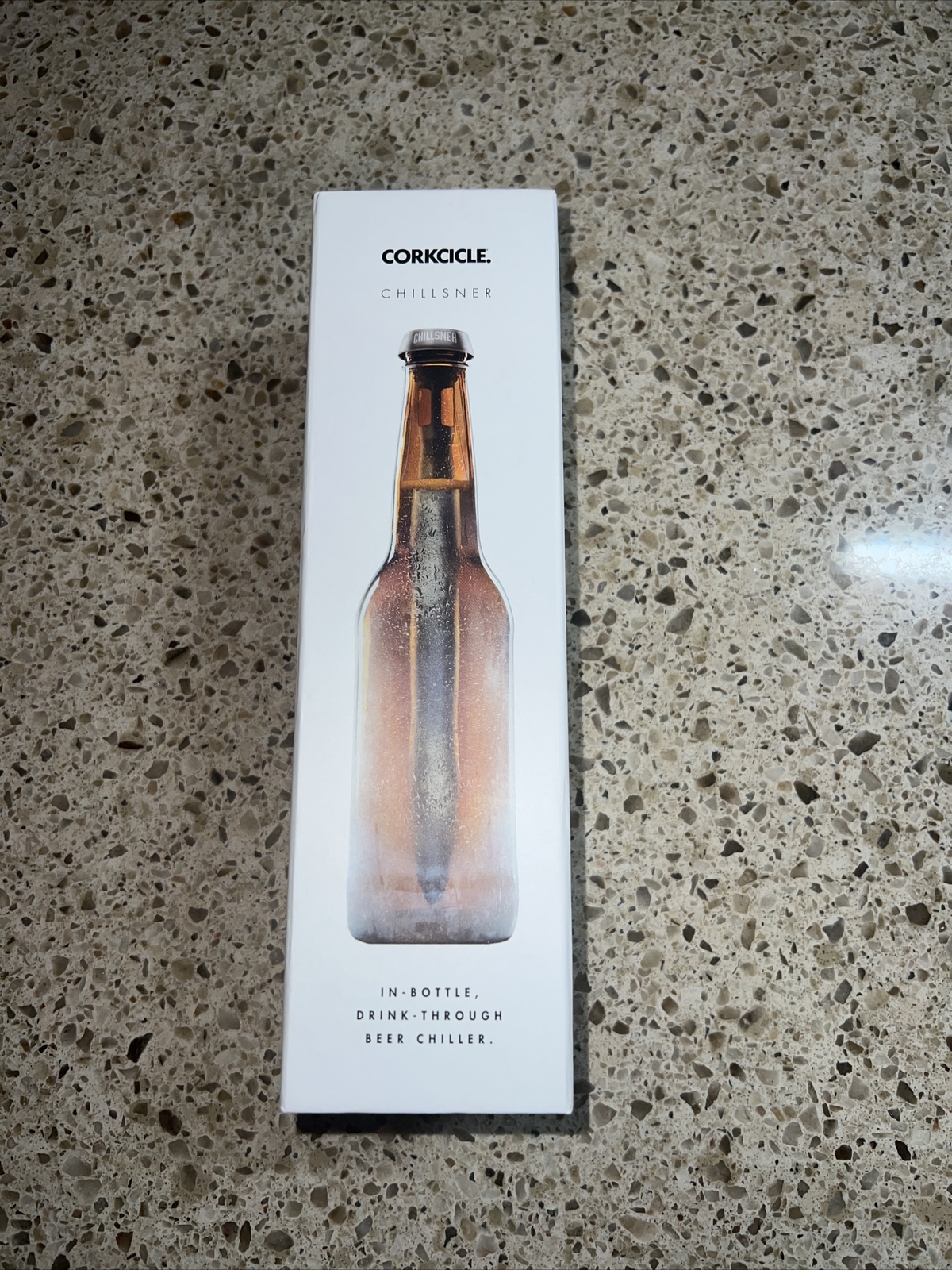 CHILLSNER CORKCICLE IN BOTTLE DRINK THROUGH BEER CHILLERS gallery
