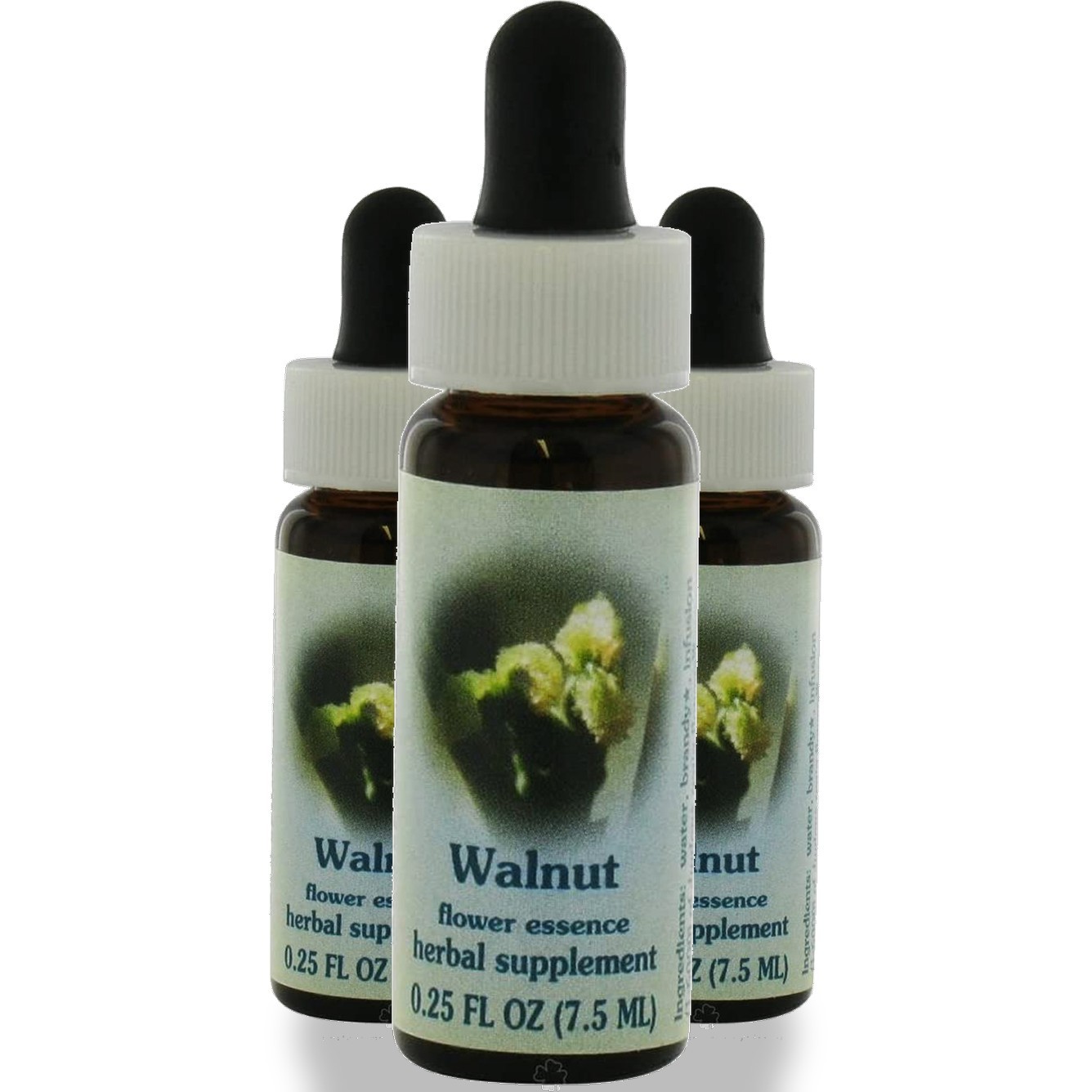 Flower Essence Services Walnut Dropper Herbal Supplement 0.25 Fl Oz 25 3 Pack gallery