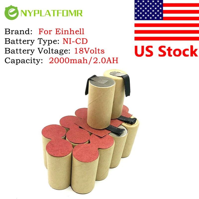 SOLDERING REQUIRED for Einhell 18V Battery CD AccuPack 18 Pro MBR180 PAS18 01015 gallery